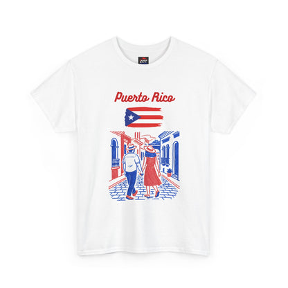 Puerto Rico Vintage Street Scene T-Shirt