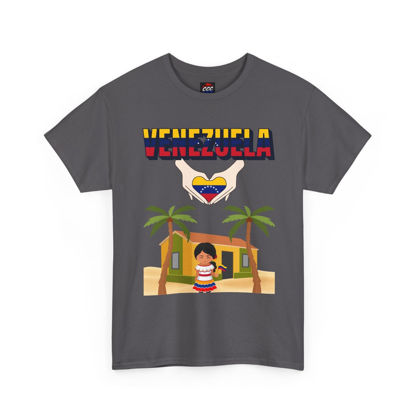 Venezuela Heart Graphic T-Shirt