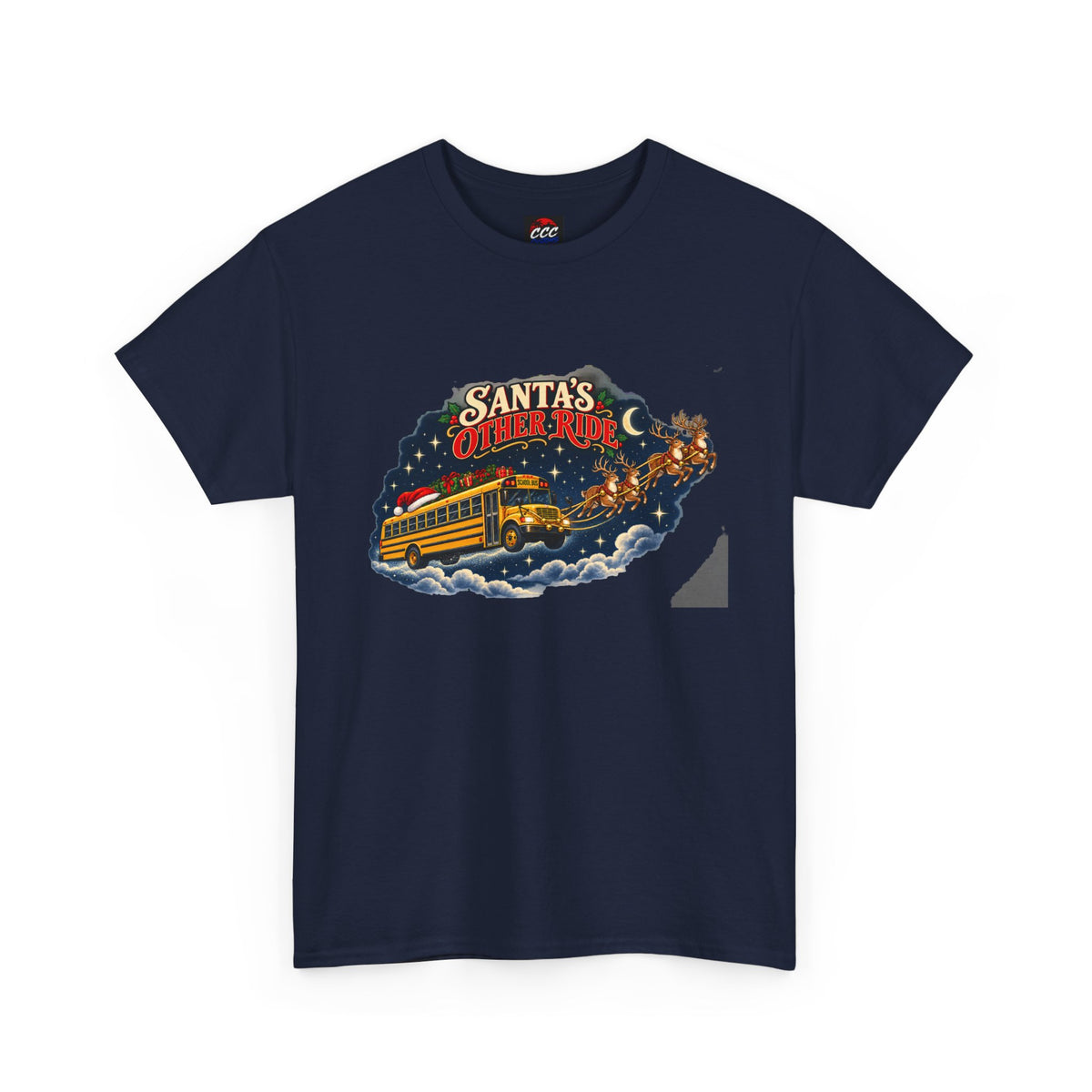 Santa’s Other Ride Christmas School Bus Tee