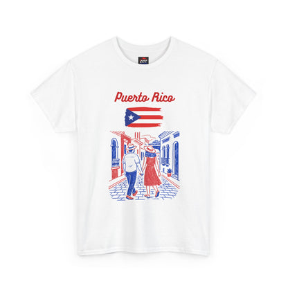 Puerto Rico Vintage Street Scene T-Shirt