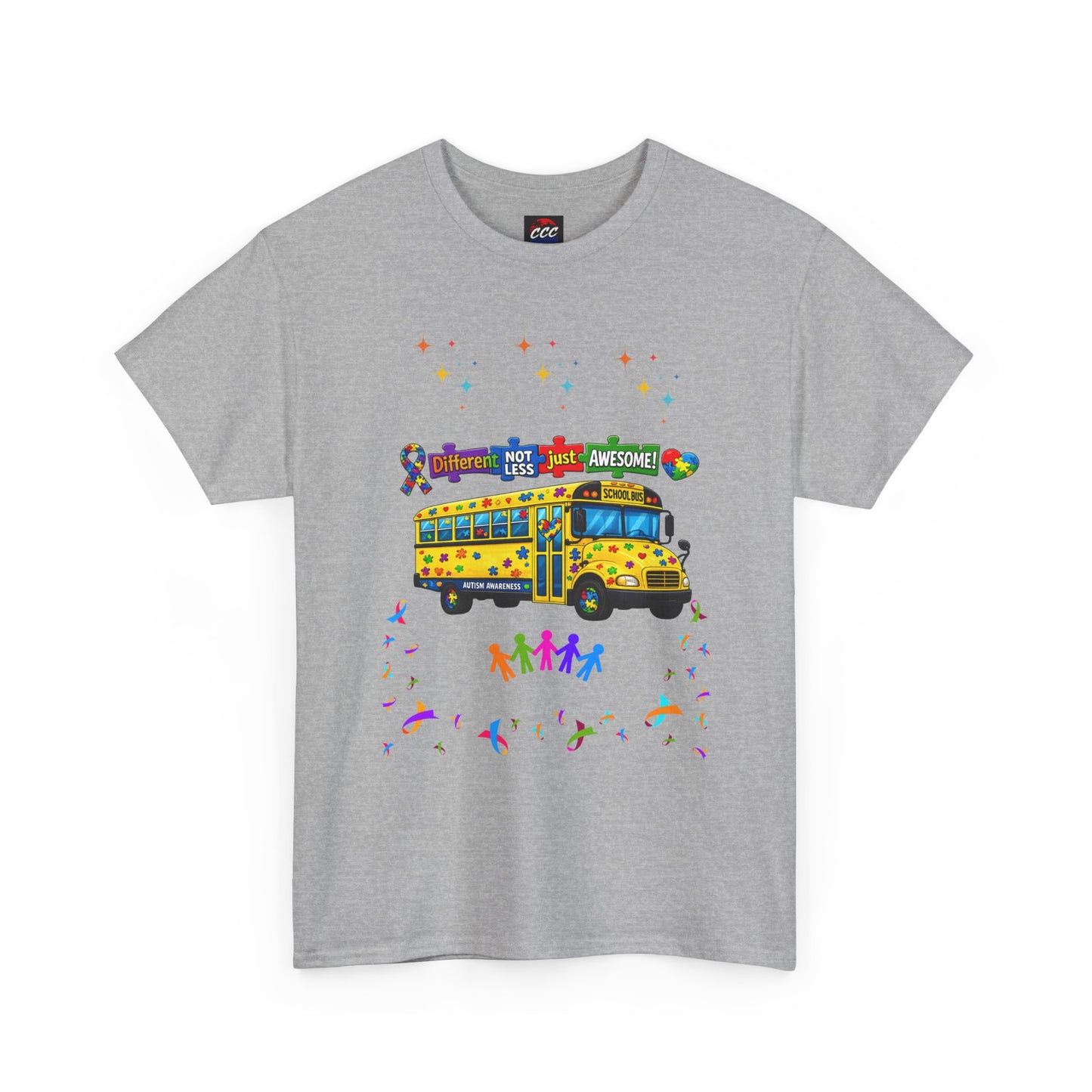 Autism Awareness School Bus T-Shirt