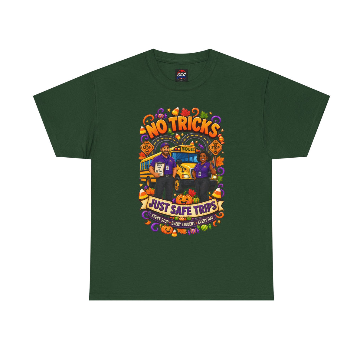 No Tricks Just Safe Trips Tee