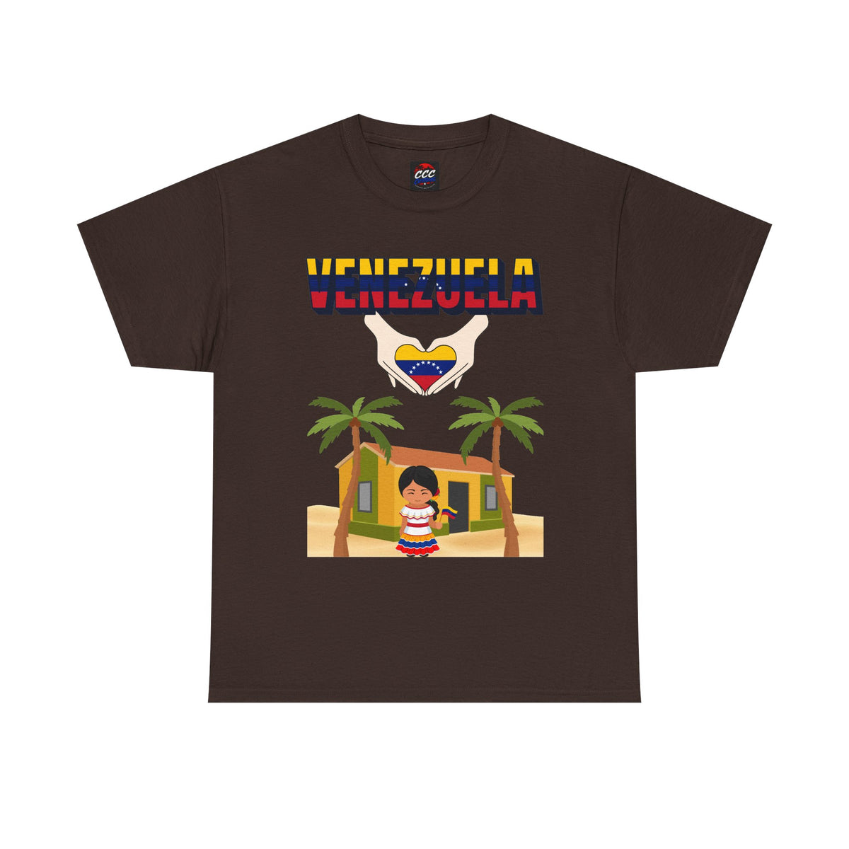 Venezuela Heart Graphic T-Shirt