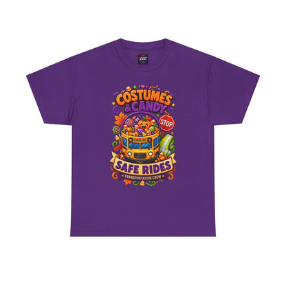 Halloween Candy Bucket School Bus Tee