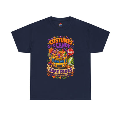 Halloween Candy Bucket School Bus Tee