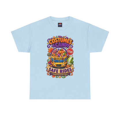 Halloween Candy Bucket School Bus Tee