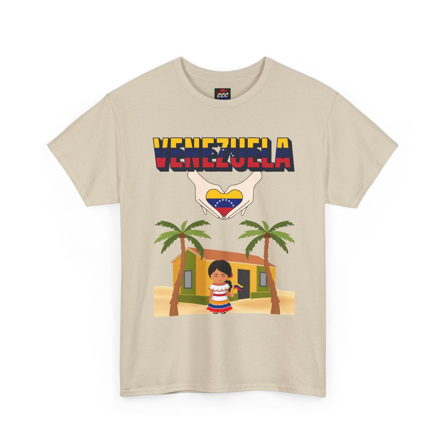 Venezuela Heart Graphic T-Shirt
