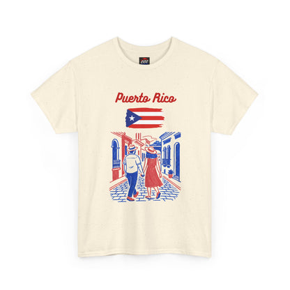 Puerto Rico Vintage Street Scene T-Shirt
