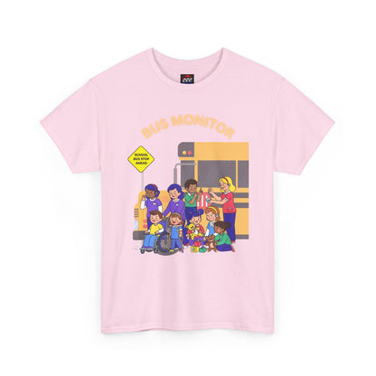 Bus Monitor with Students T-Shirt