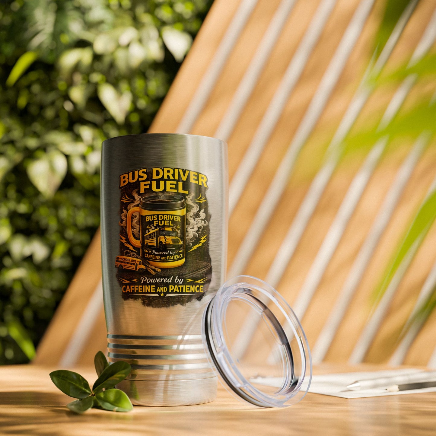 Bus Driver Fuel 20oz Tumbler – Caffeine & Patience Travel Mug