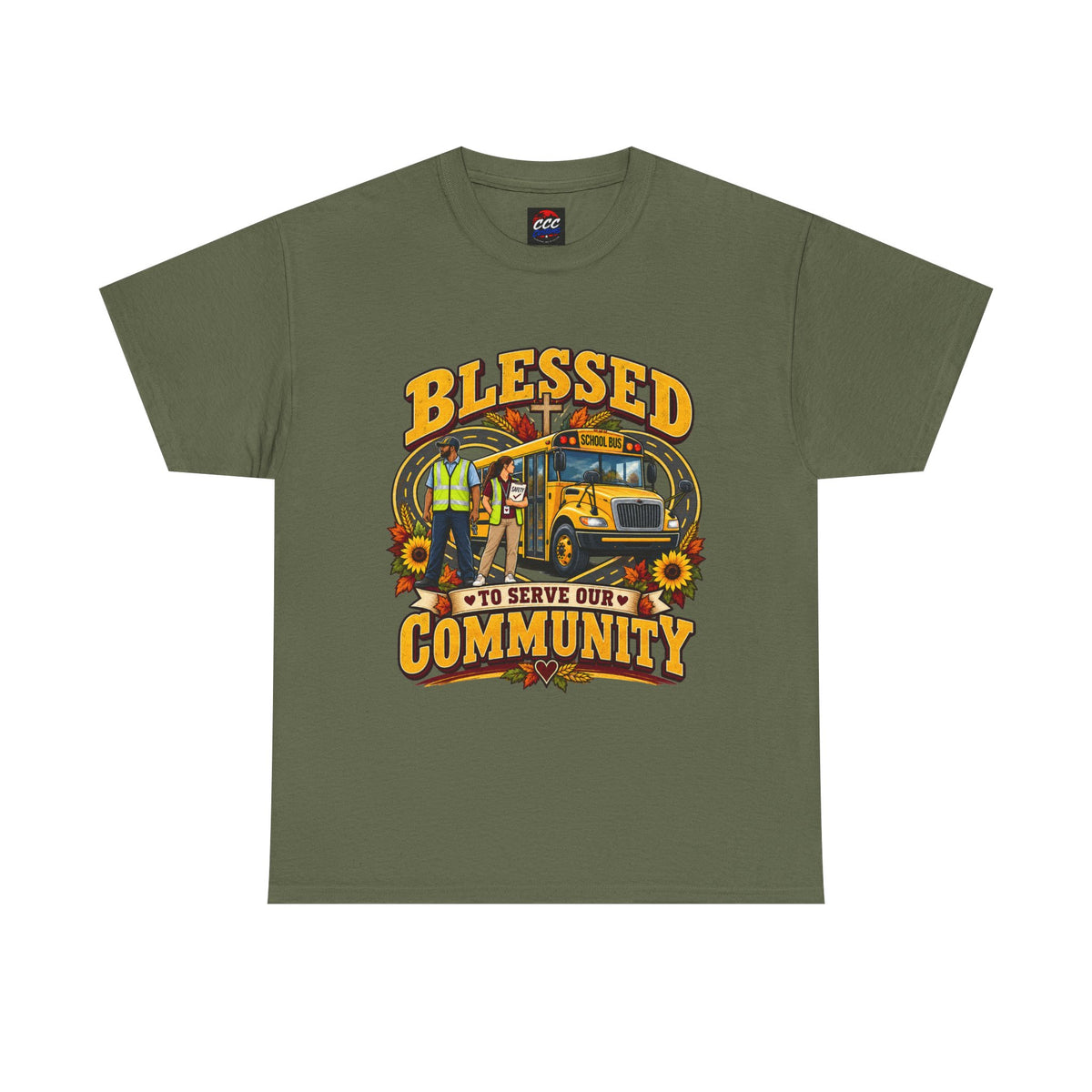 Blessed To Serve Our Community Tee — Fall Version