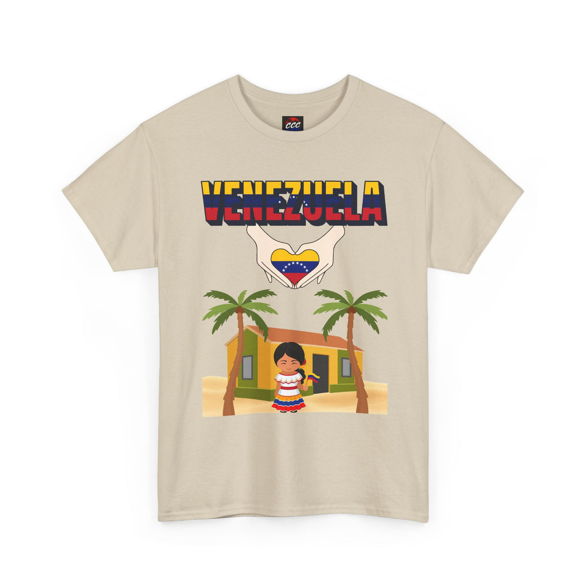 Venezuela Heart Graphic T-Shirt