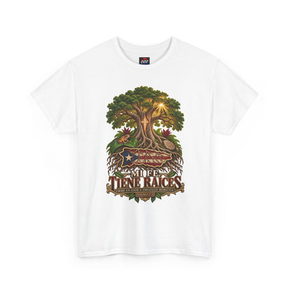 'Mi Fée Tiene Raíces' Tree of Life Vintage Flag Tee