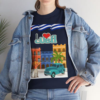 Cuba Retro Travel T-Shirt