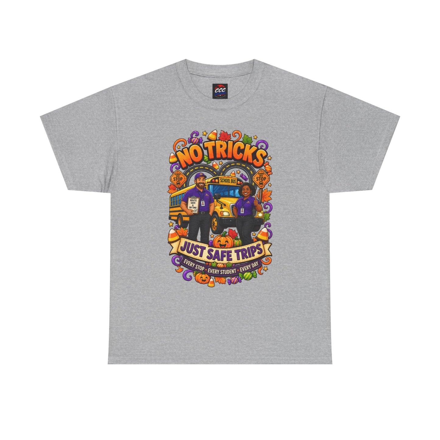 No Tricks Just Safe Trips Tee