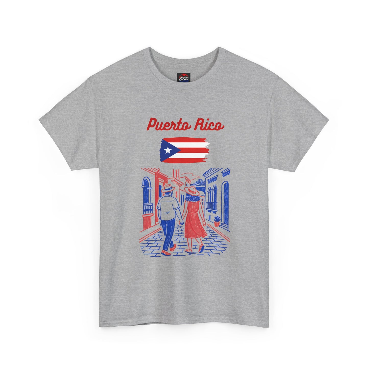 Puerto Rico Vintage Street Scene T-Shirt