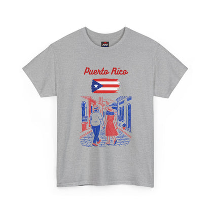 Puerto Rico Vintage Street Scene T-Shirt