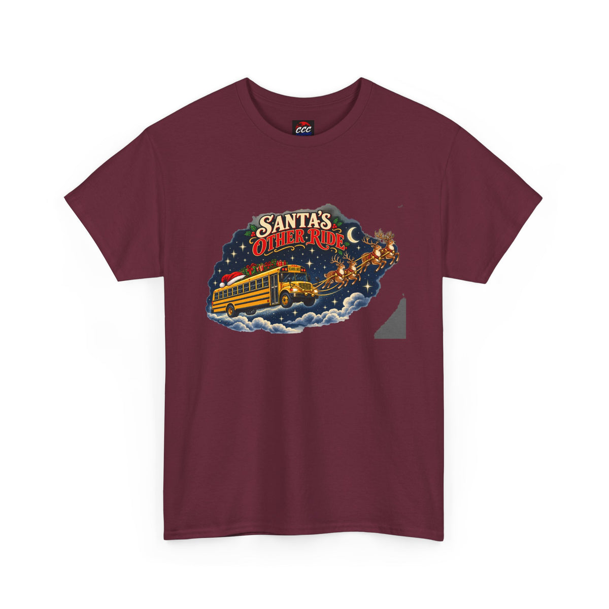 Santa’s Other Ride Christmas School Bus Tee