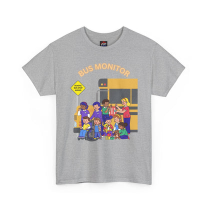 Bus Monitor with Students T-Shirt