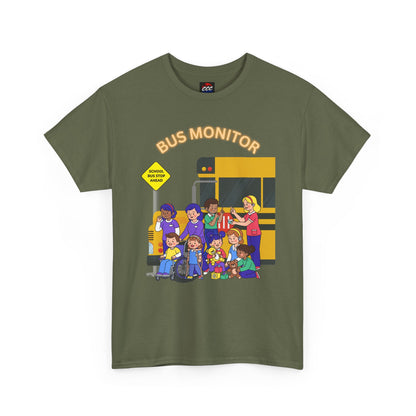 Bus Monitor with Students T-Shirt