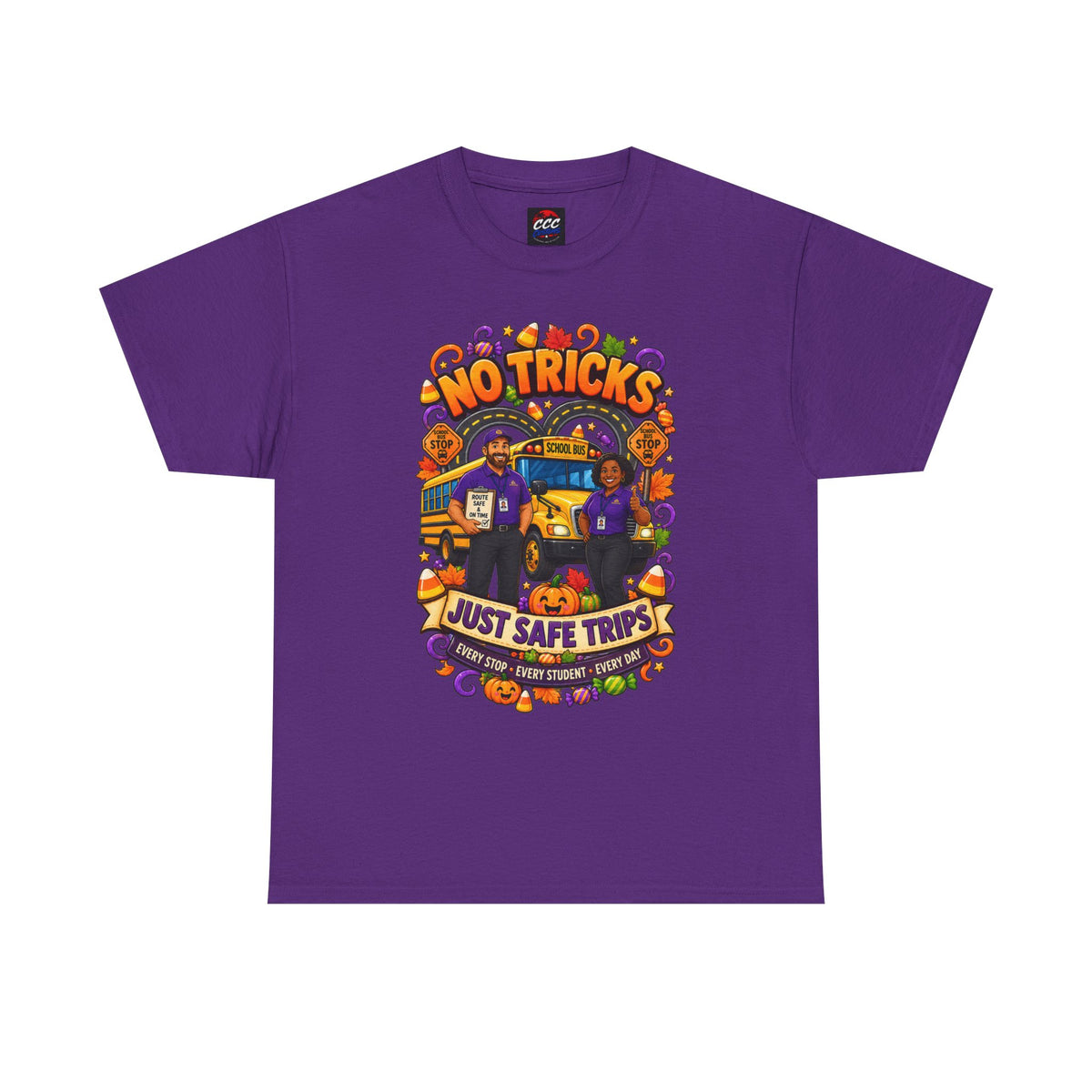 No Tricks Just Safe Trips Tee