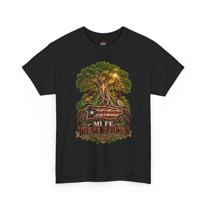 'Mi Fée Tiene Raíces' Tree of Life Vintage Flag Tee