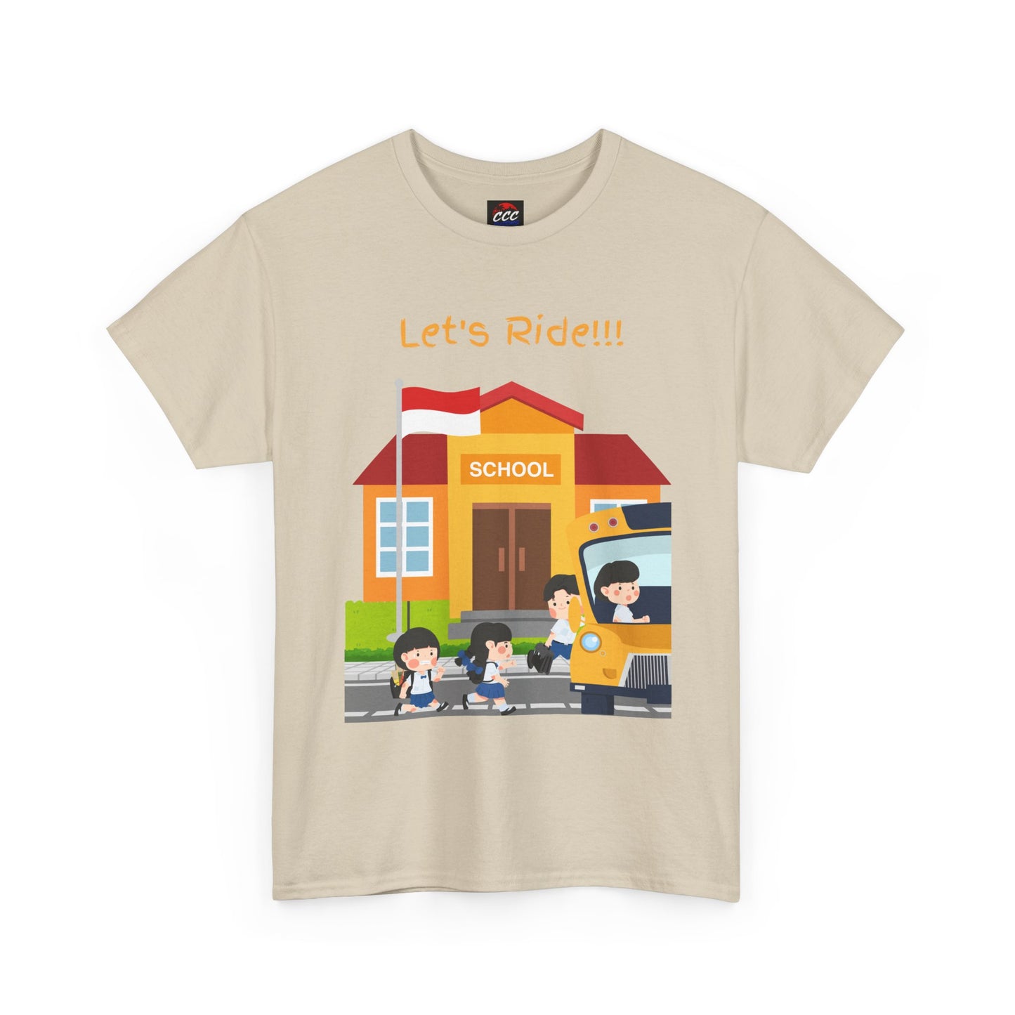 Let’s Ride! School Bus Kids T-Shirt