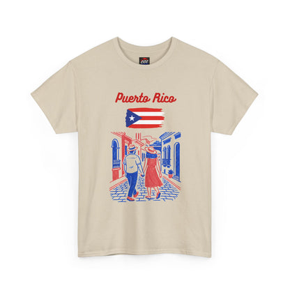Puerto Rico Vintage Street Scene T-Shirt