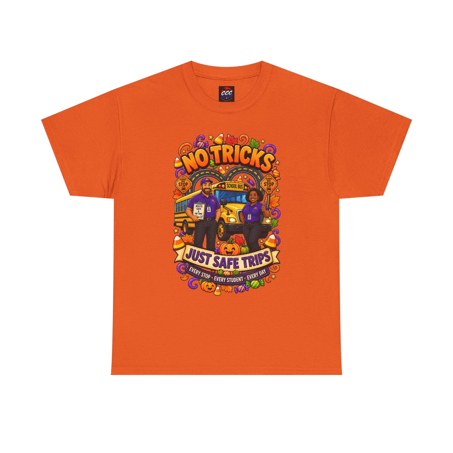 No Tricks Just Safe Trips Tee