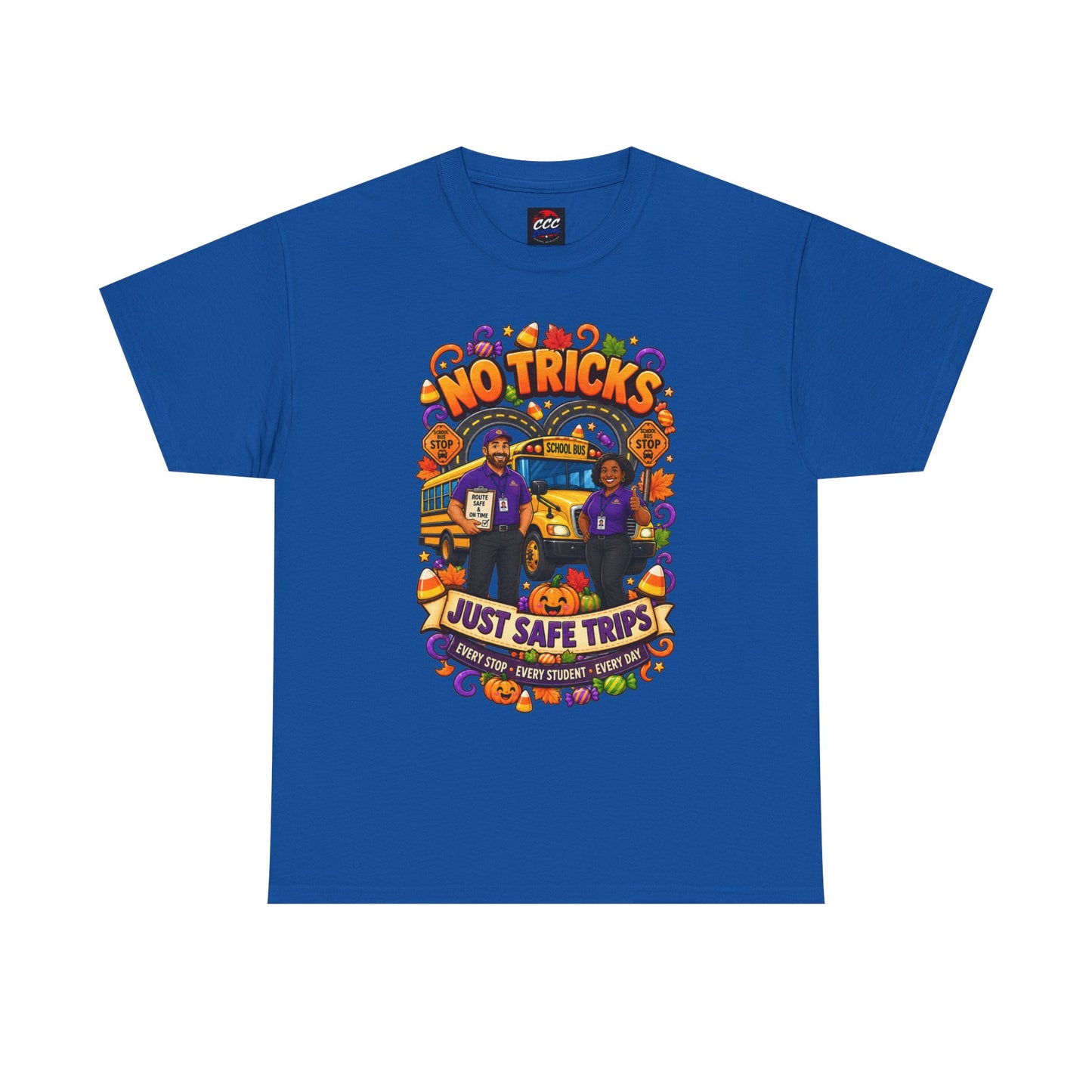 No Tricks Just Safe Trips Tee