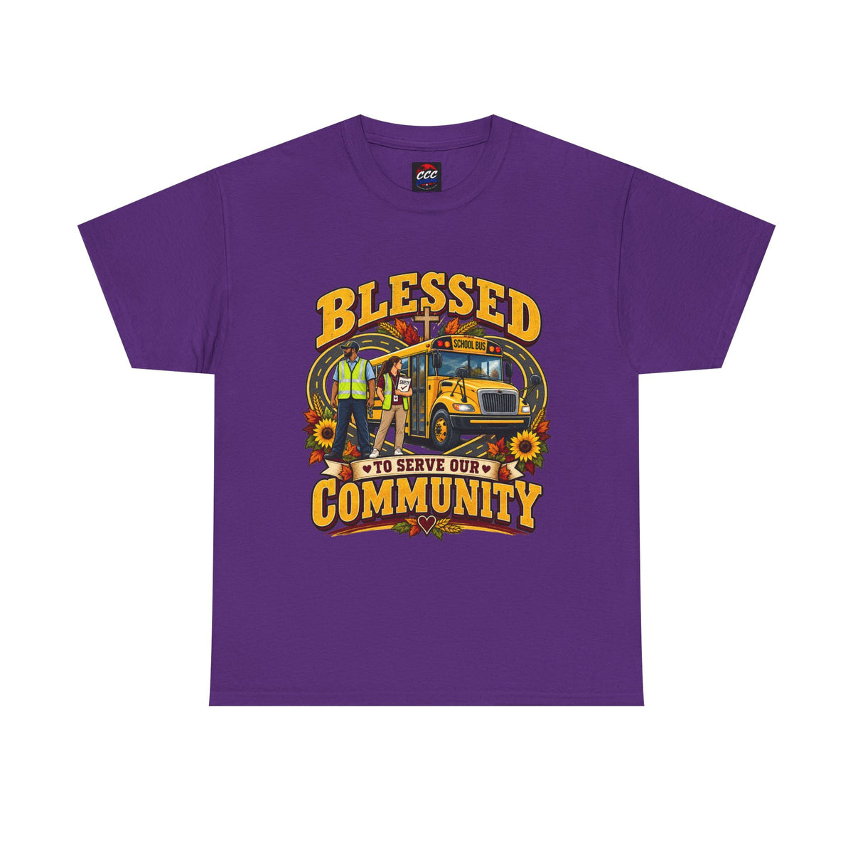 Blessed To Serve Our Community Tee — Fall Version