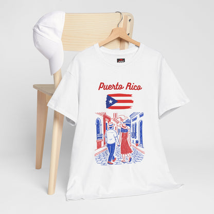 Puerto Rico Vintage Street Scene T-Shirt