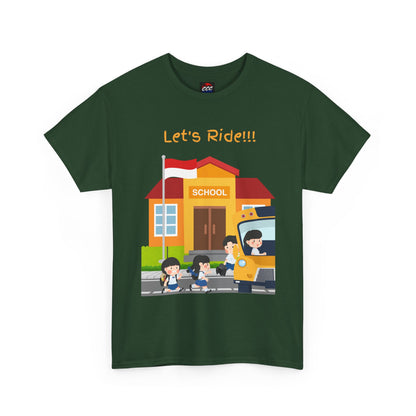 Let’s Ride! School Bus Kids T-Shirt