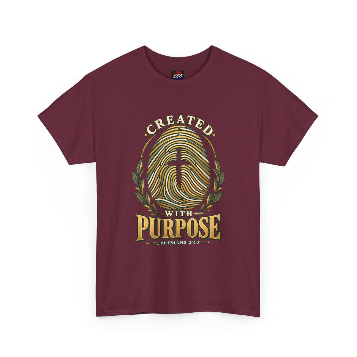 Created With Purpose Christian Tee