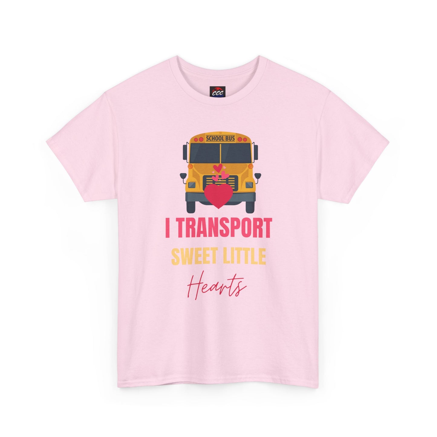 "I Transport Sweet Little Hearts" School Bus Driver Shirt