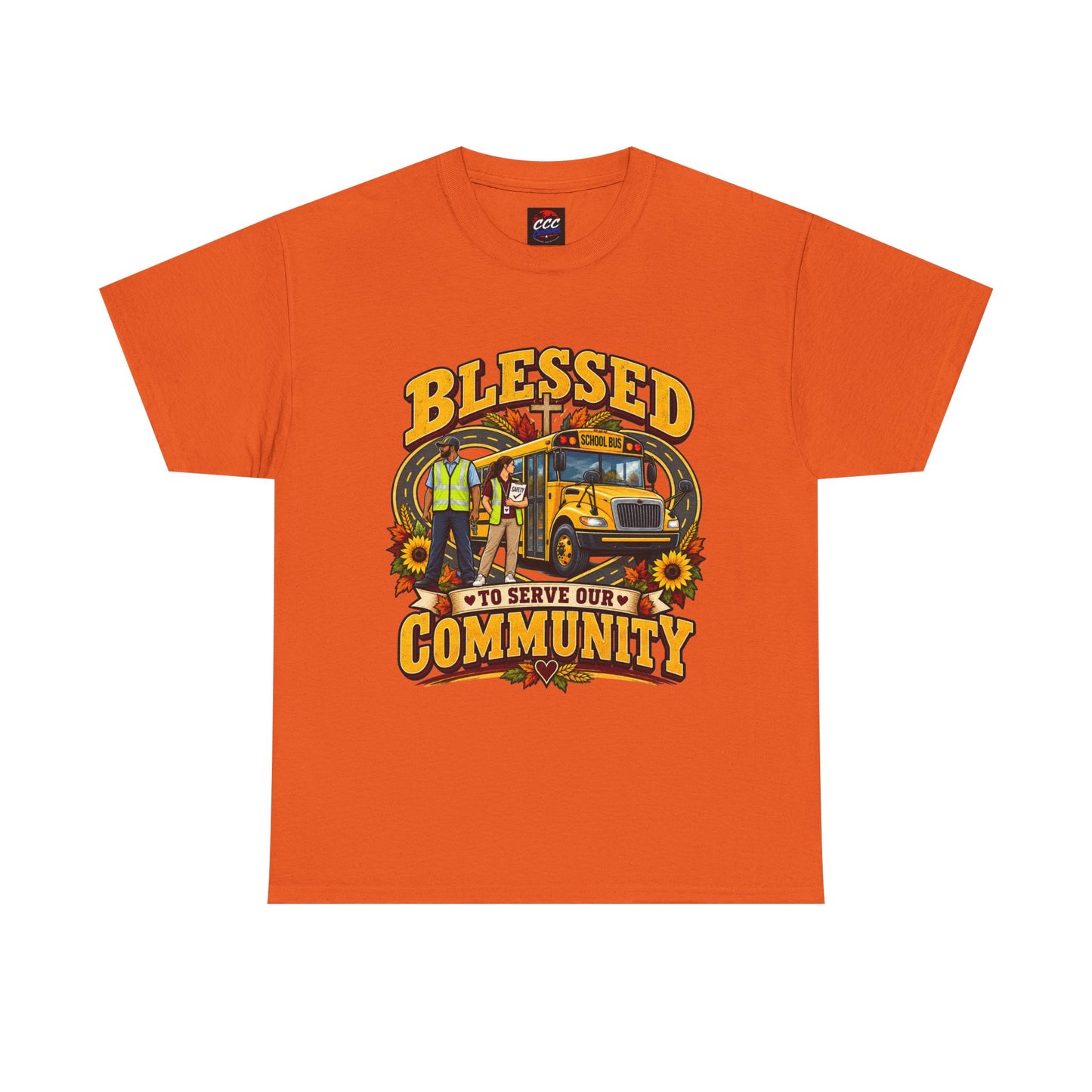 Blessed To Serve Our Community Tee — Fall Version