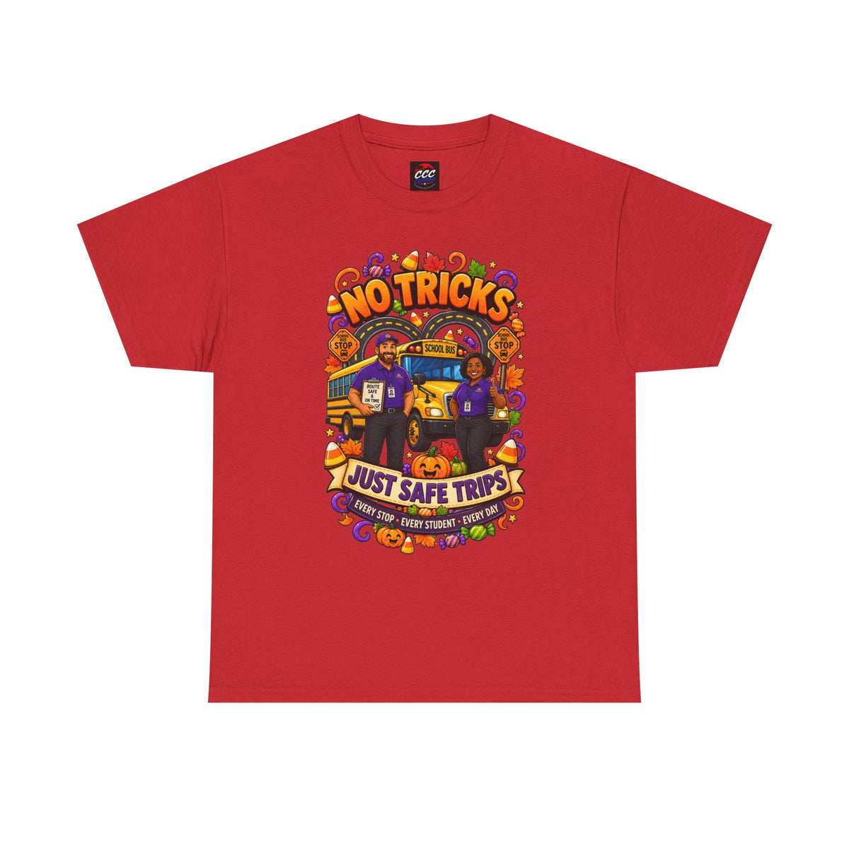 No Tricks Just Safe Trips Tee