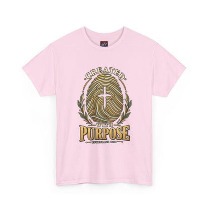 Created With Purpose Christian Tee