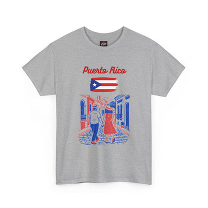 Puerto Rico Vintage Street Scene T-Shirt