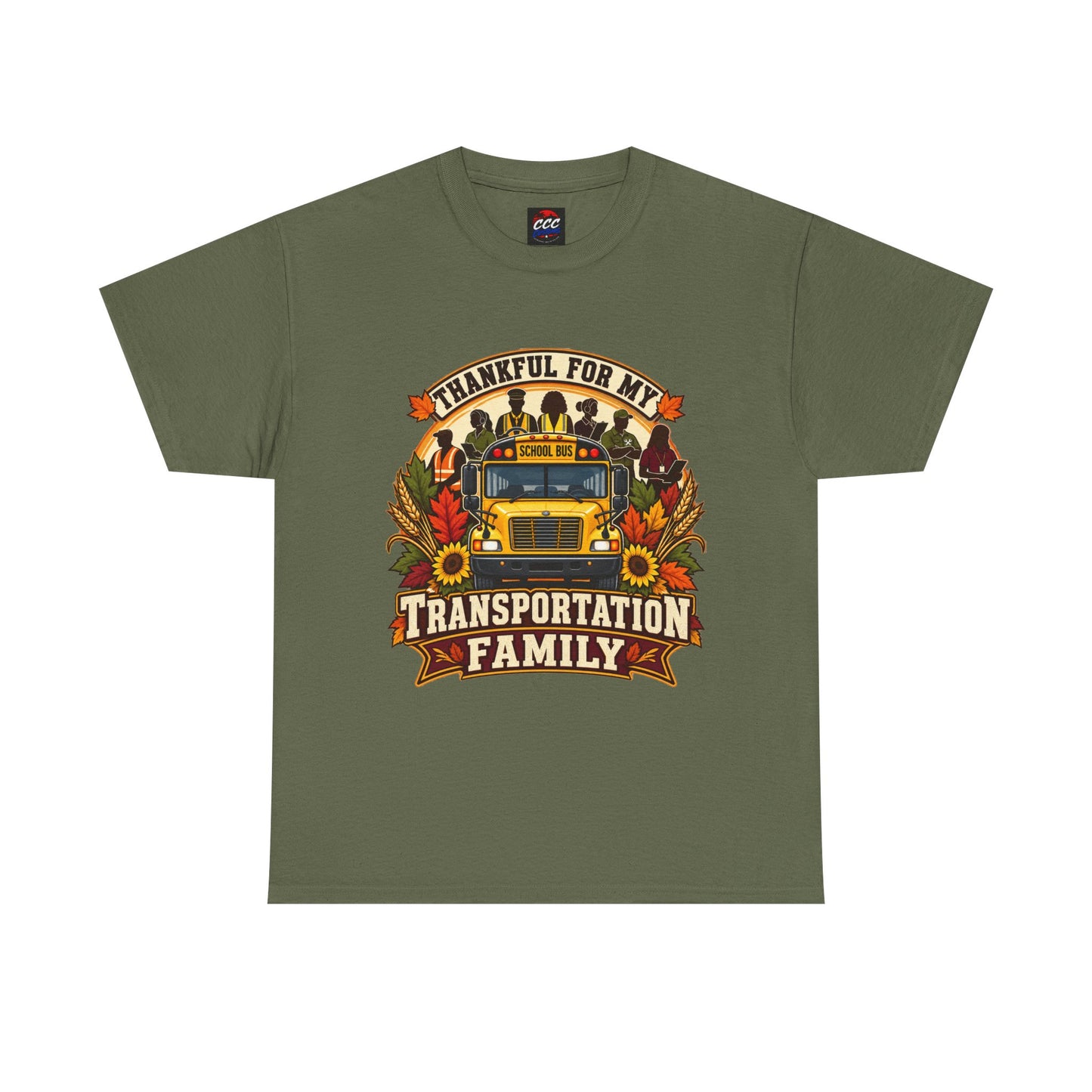 Thankful for My Transportation Family T-Shirt