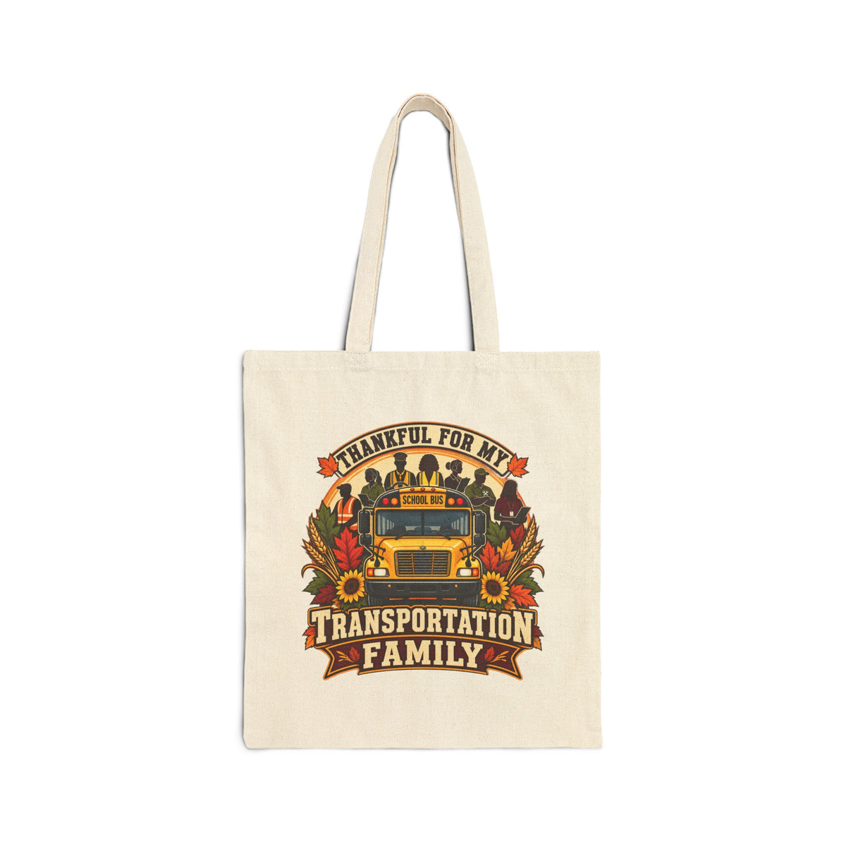 Thankful for My Transportation Family Tote Bag