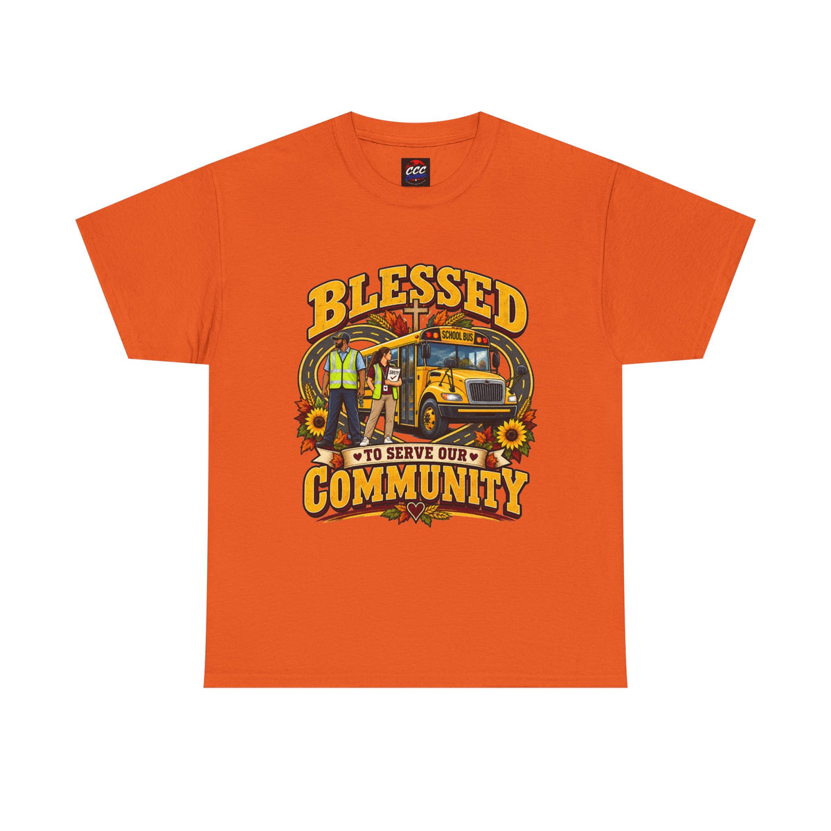 Blessed To Serve Our Community Tee — Fall Version
