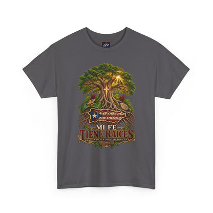 'Mi Fée Tiene Raíces' Tree of Life Vintage Flag Tee