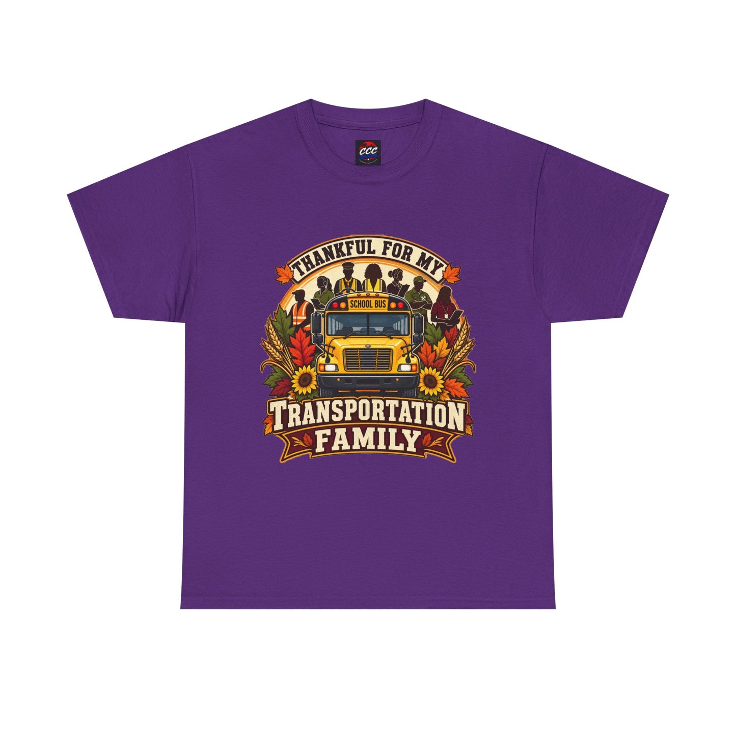 Thankful for My Transportation Family T-Shirt