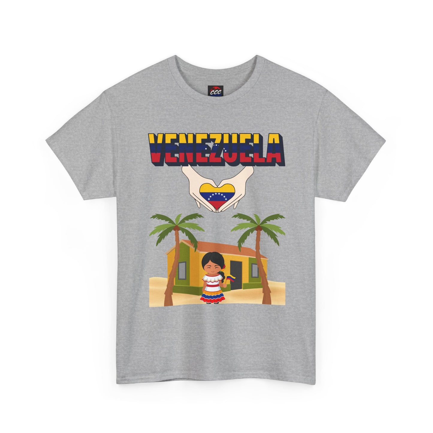 Venezuela Heart Graphic T-Shirt