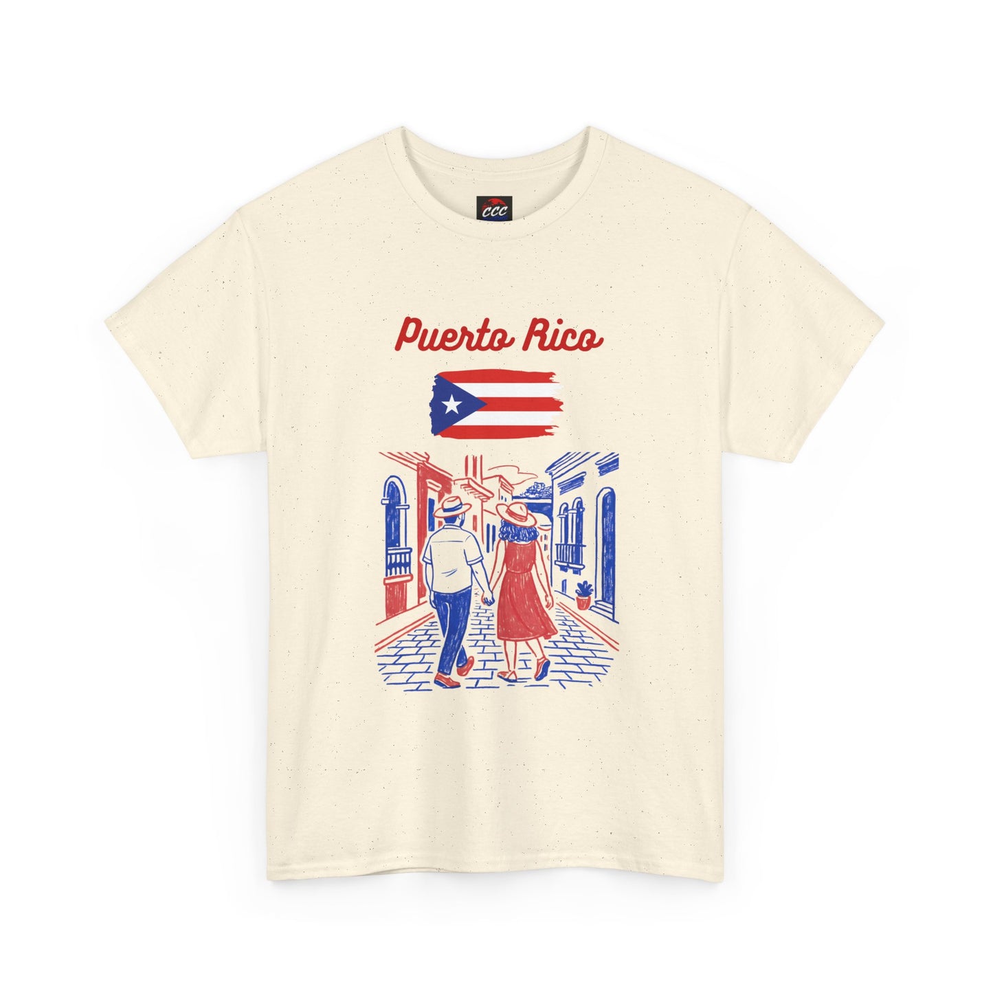 Puerto Rico Vintage Street Scene T-Shirt