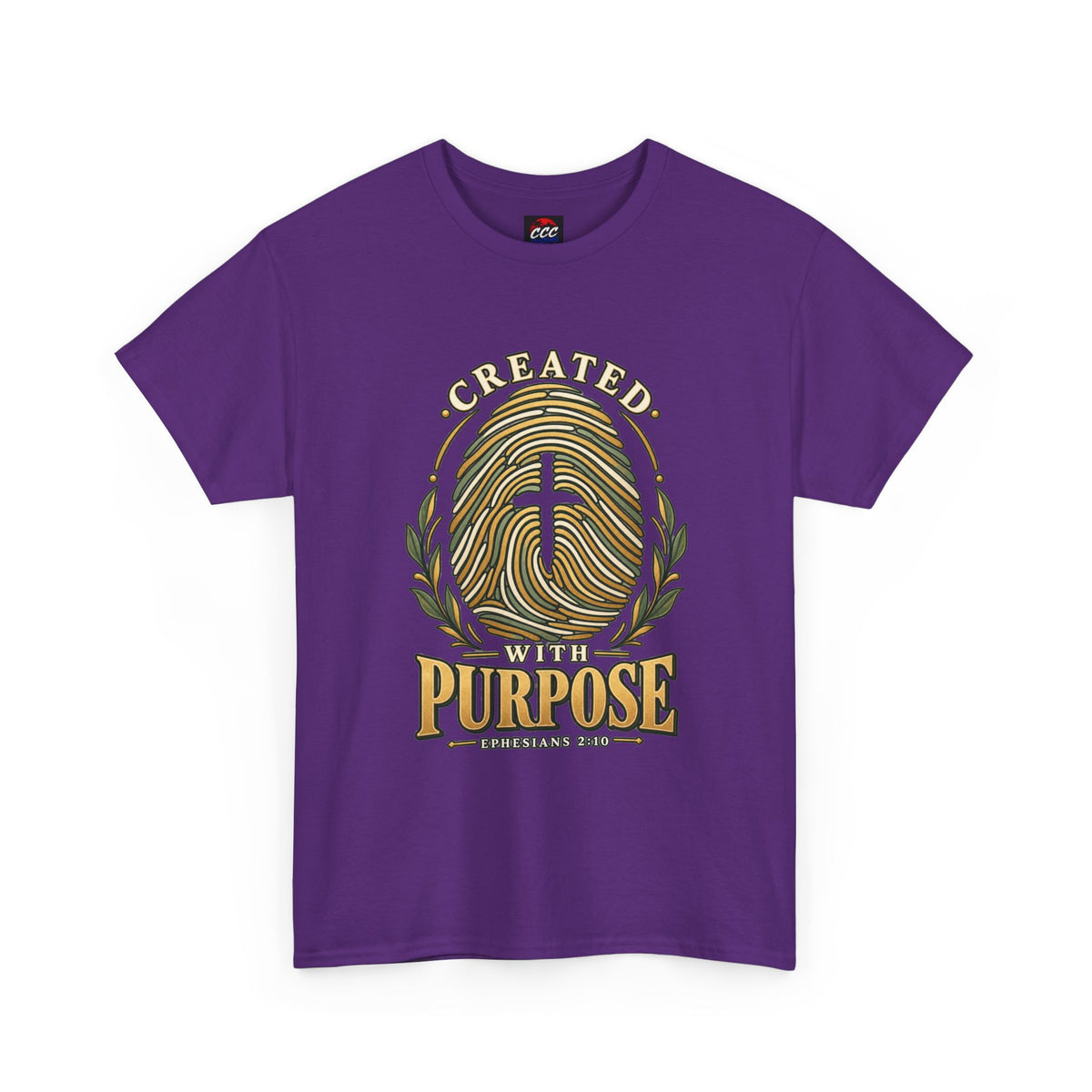 Created With Purpose Christian Tee