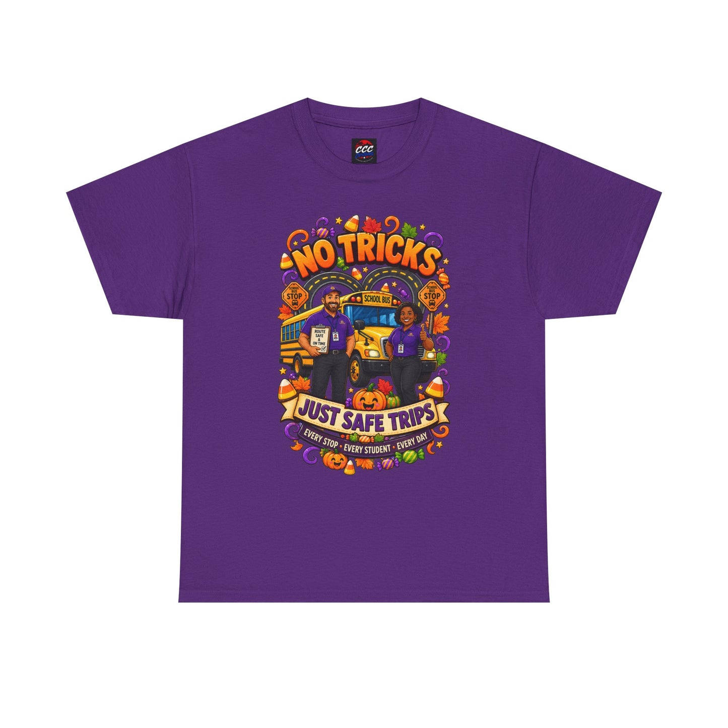 No Tricks Just Safe Trips Tee