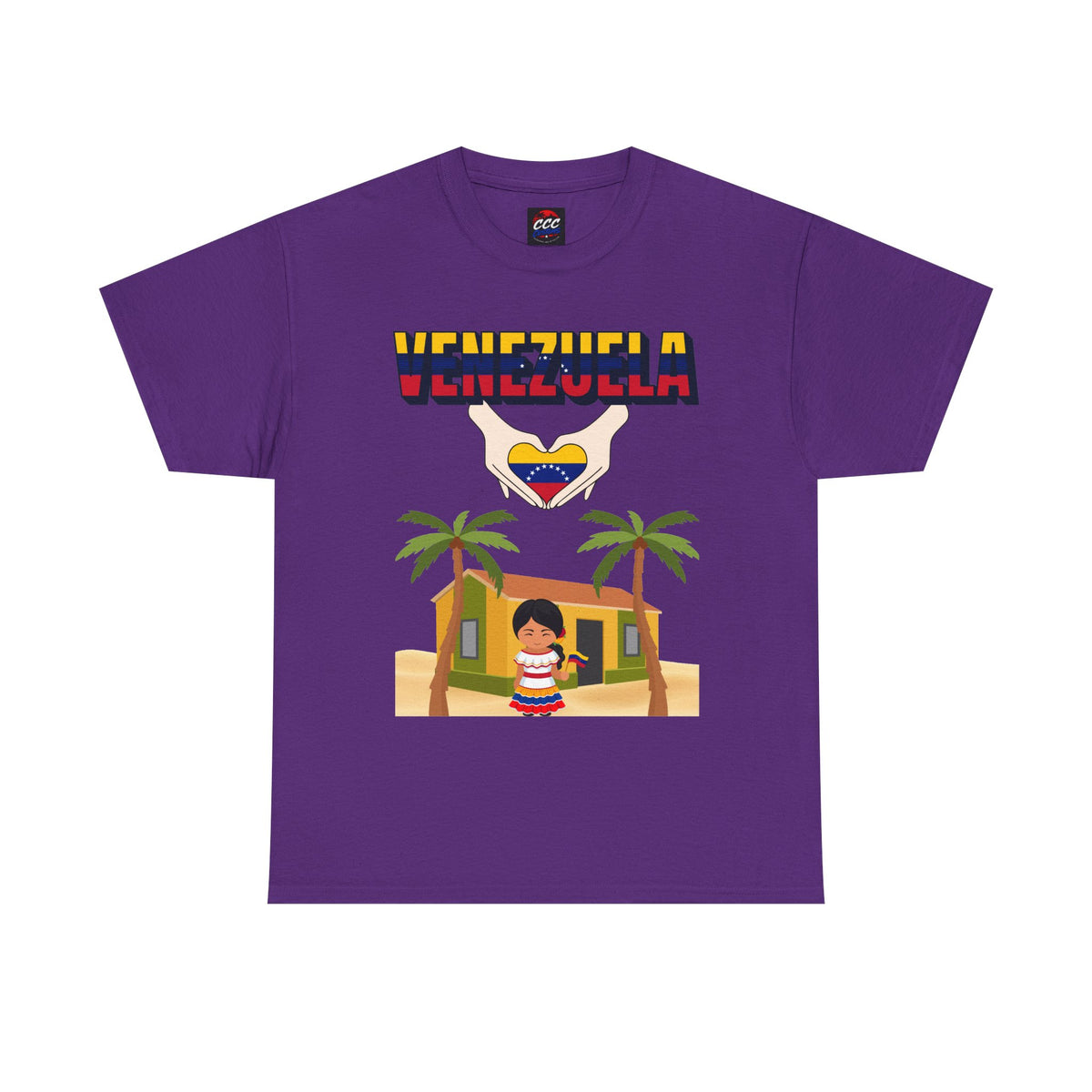 Venezuela Heart Graphic T-Shirt