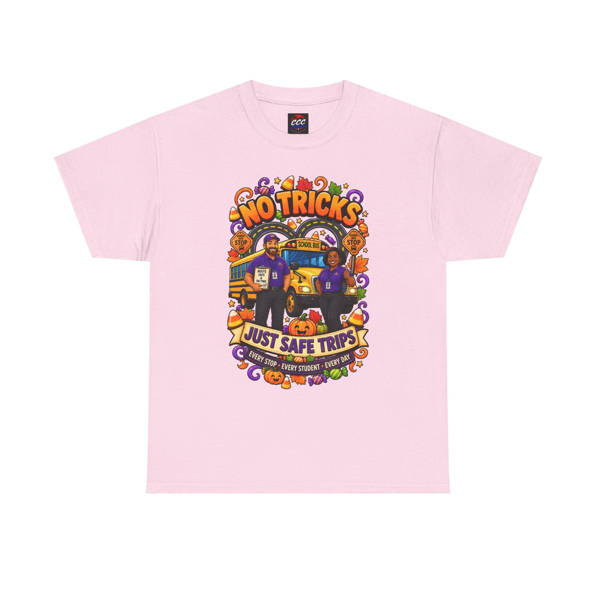 No Tricks Just Safe Trips Tee